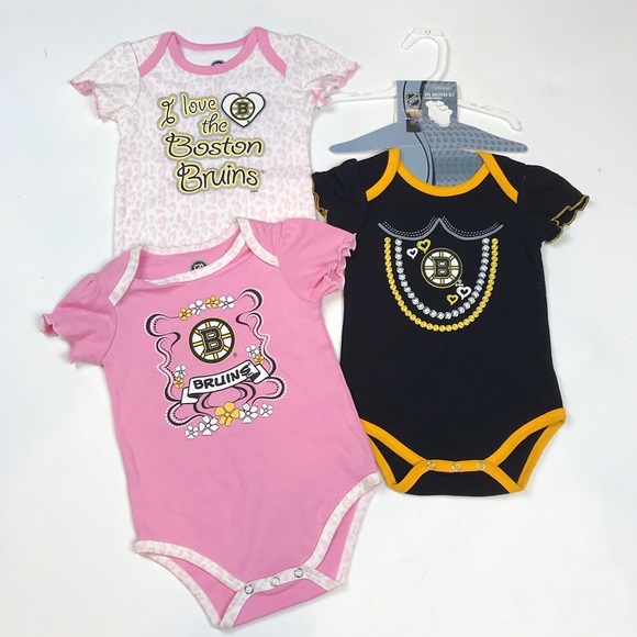 BOSTON BRUINS Short Sleeve Infant Shirt 6//9 months NWT NHL